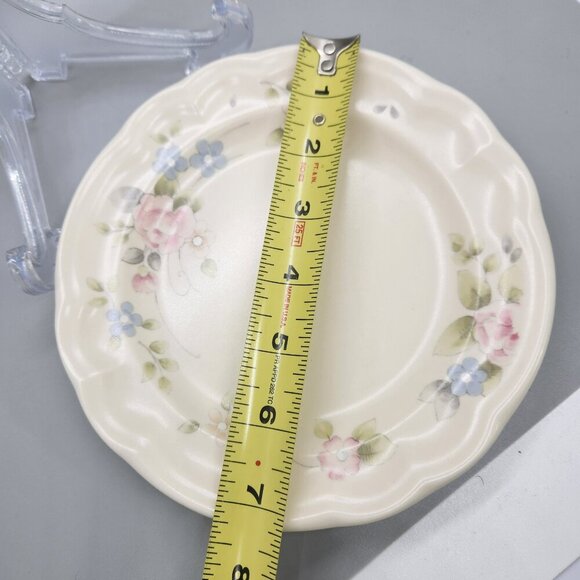 Pfaltzgraff China Tea Rose Pattern Salad Plate 7.375" SET OF 4 - Picture 2 of 3